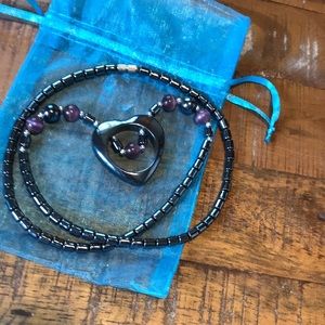 Heart necklace from Hawaii.